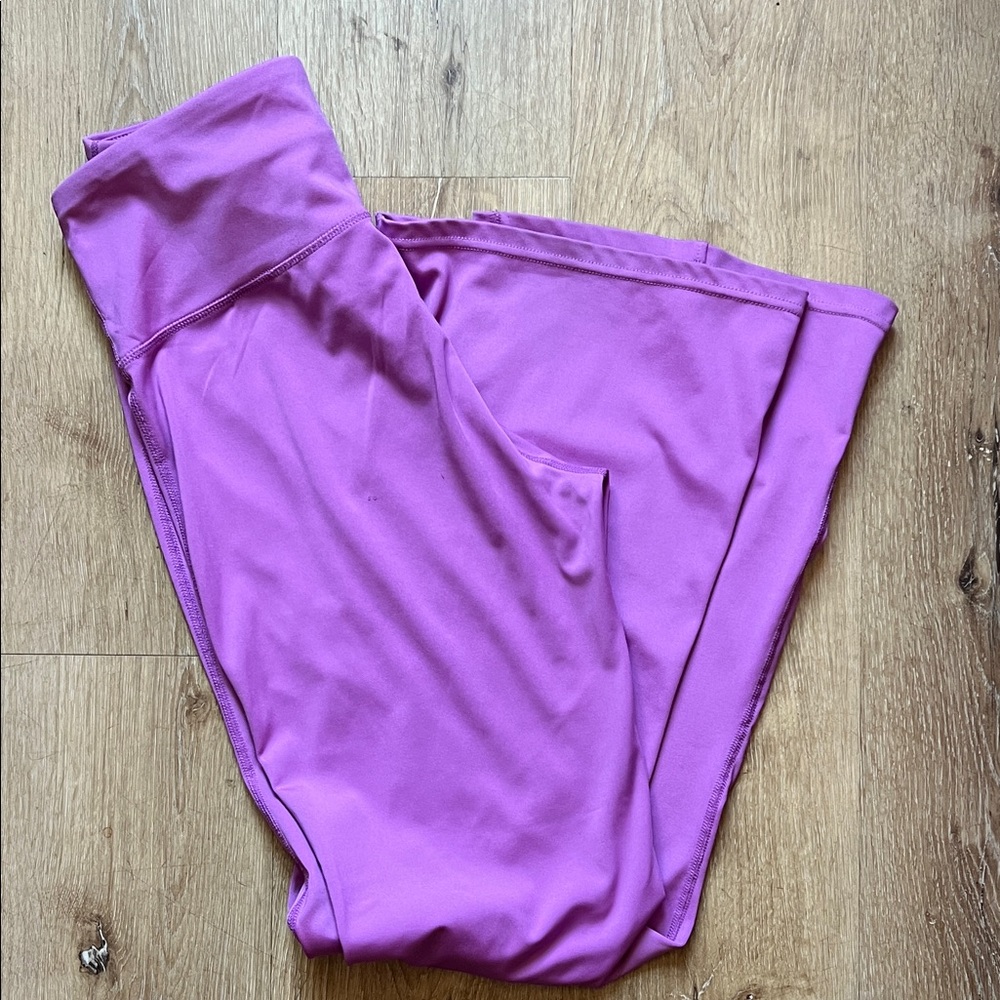Vibrant Purple Wide Leggings